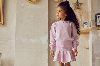 Pleated Tennis Skirt | cashmere/merino