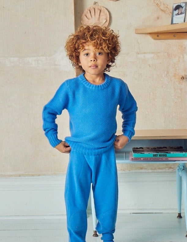 Moss Stitch Jumper | cashmere/merino