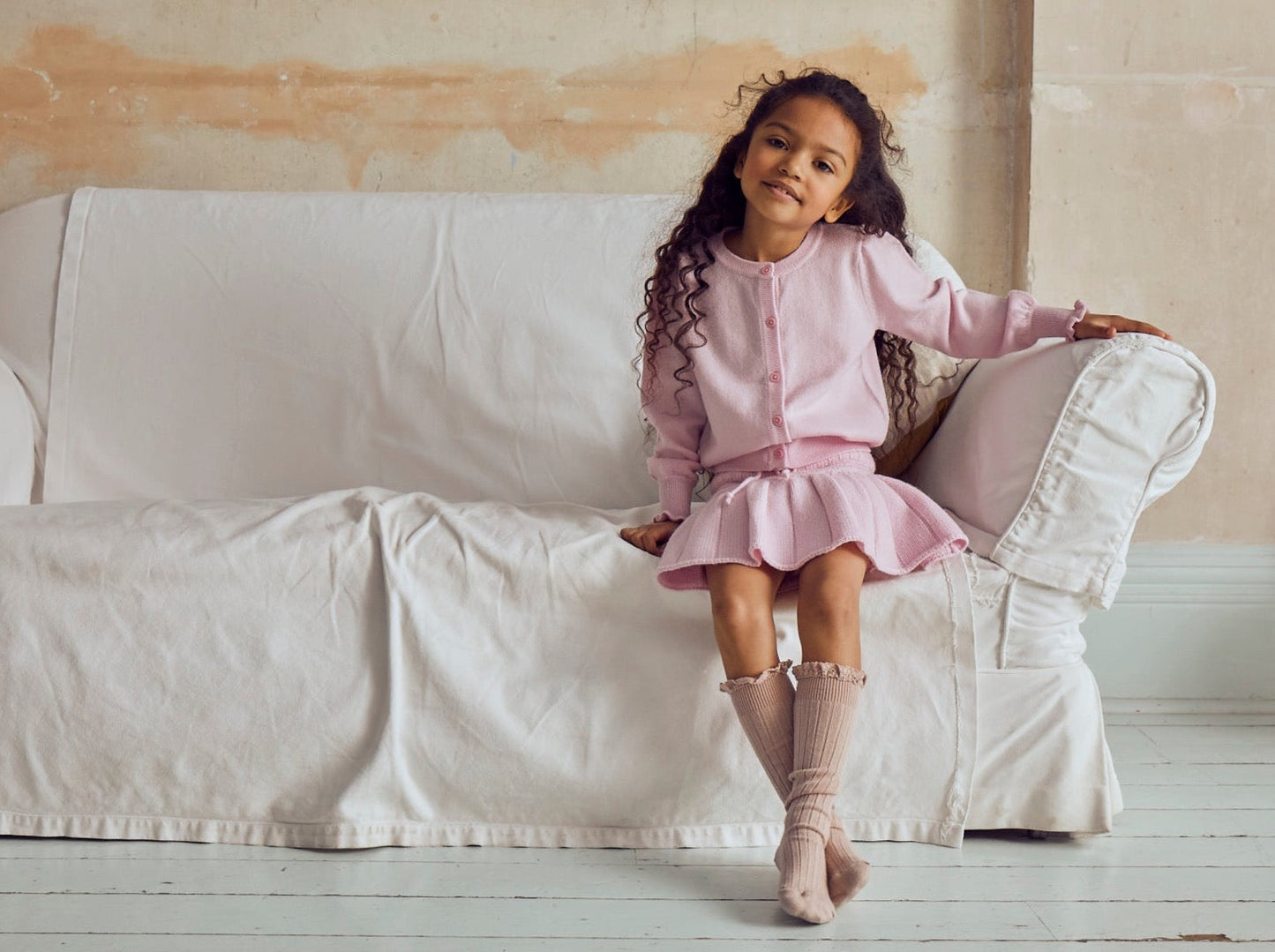 Pleated Tennis Skirt | cashmere/merino