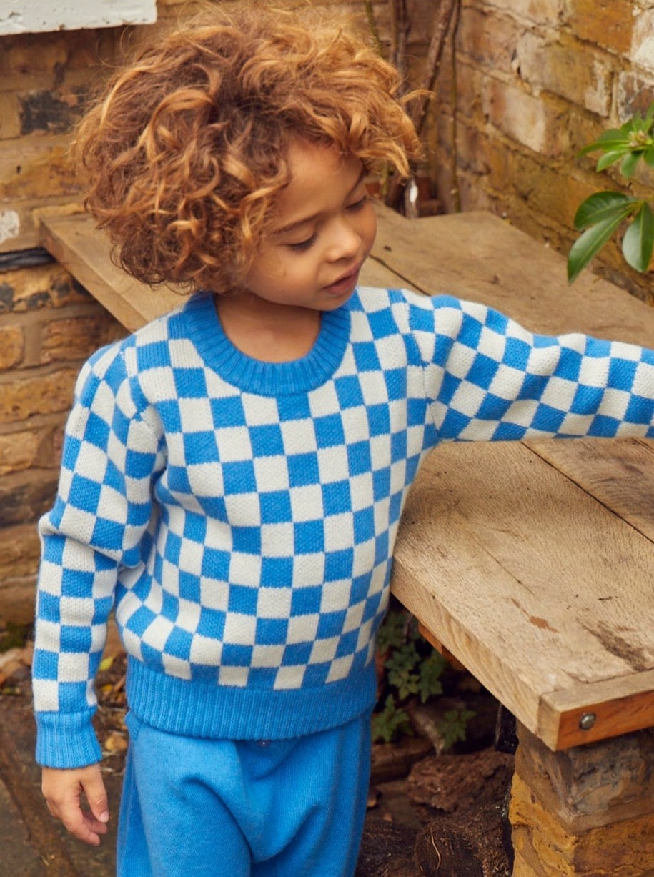 Checked Jumper | cashmere/merino