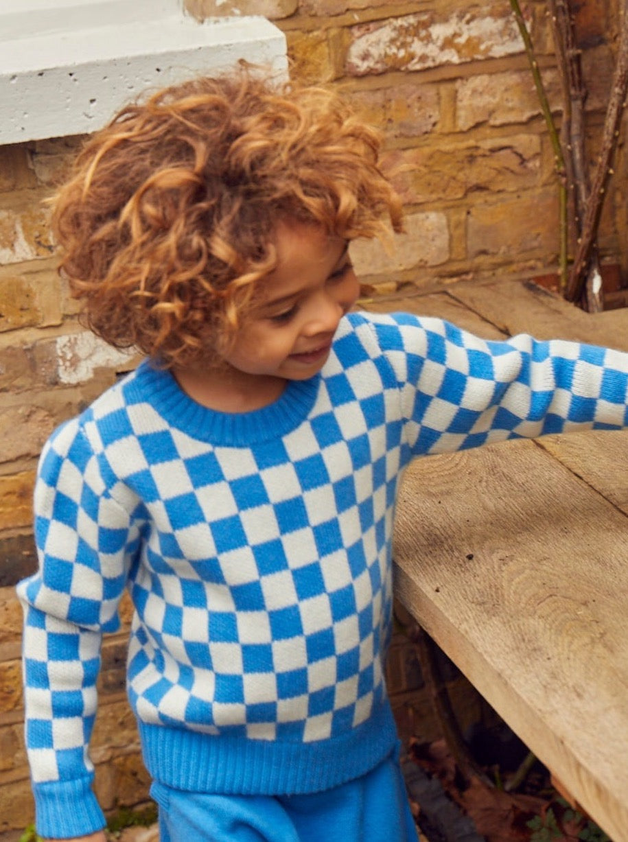 Checked Jumper | cashmere/merino