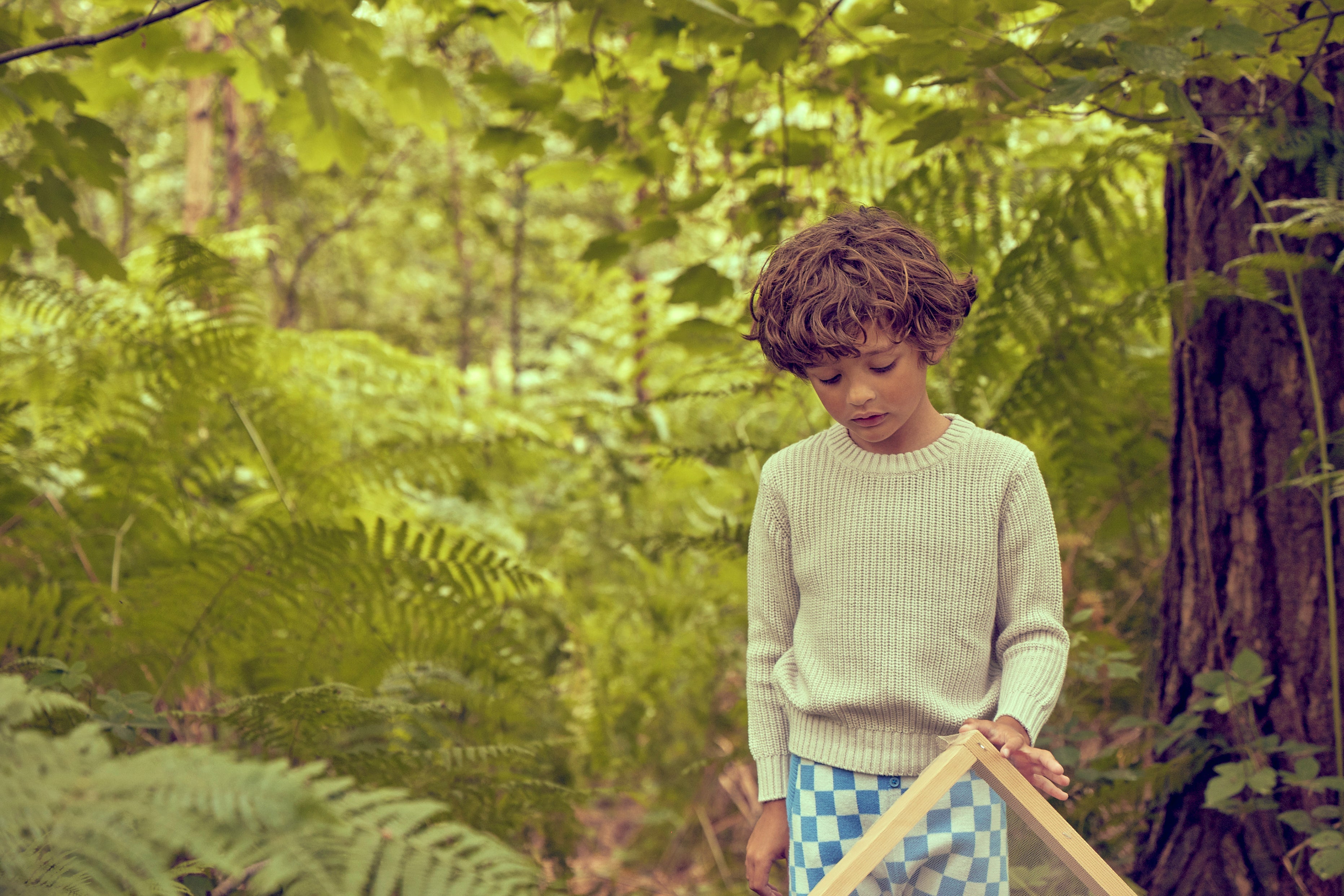 Classic Fisherman Jumper | Chalk