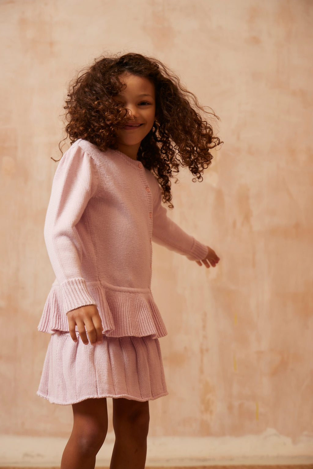 Ruffled Hem Jacket | Lilac