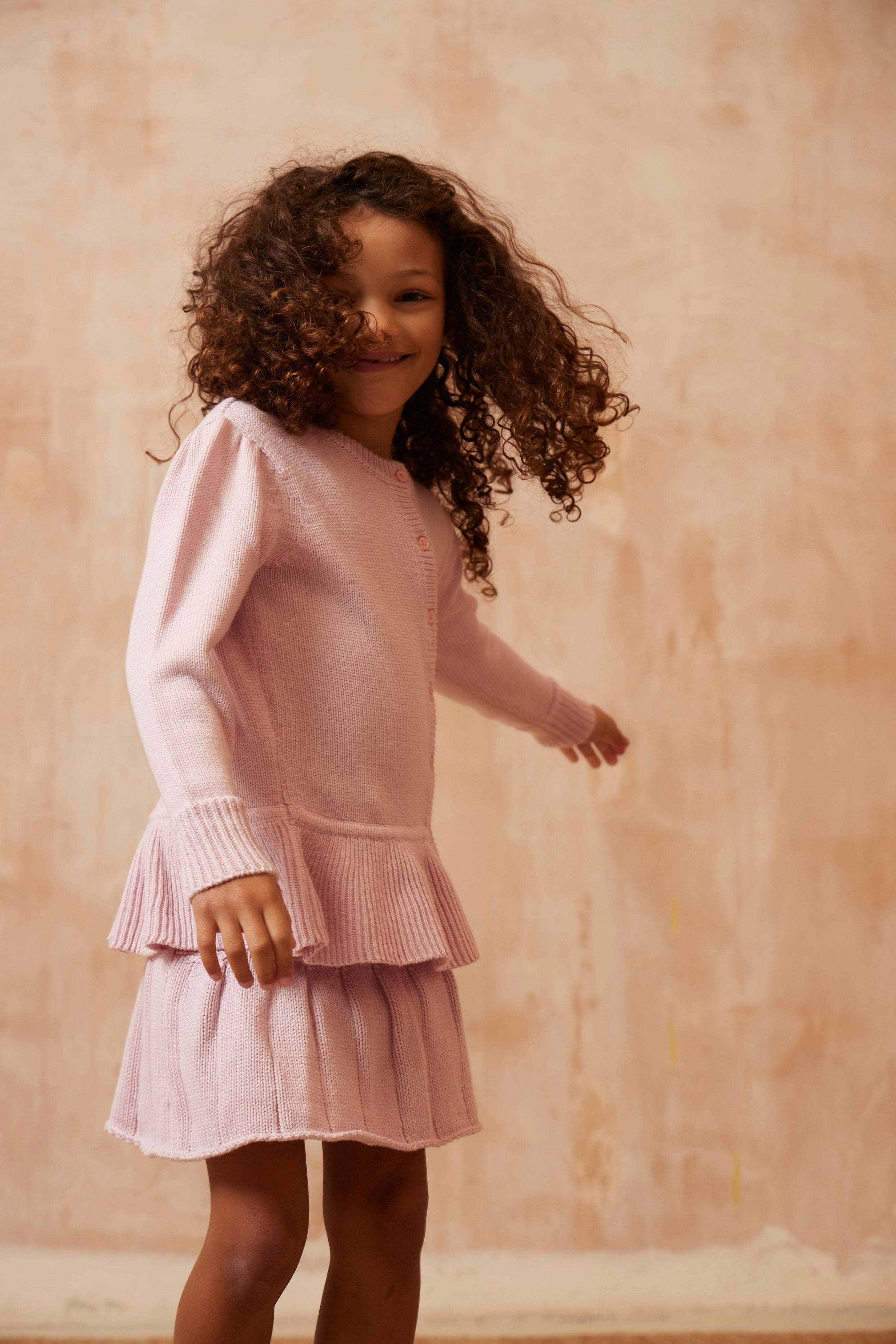 Ruffled Hem Jacket | Lilac