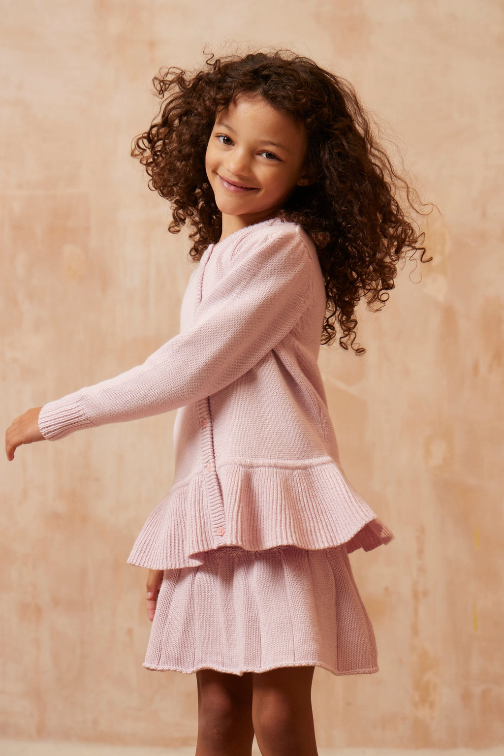 Ruffled Hem Jacket | Lilac