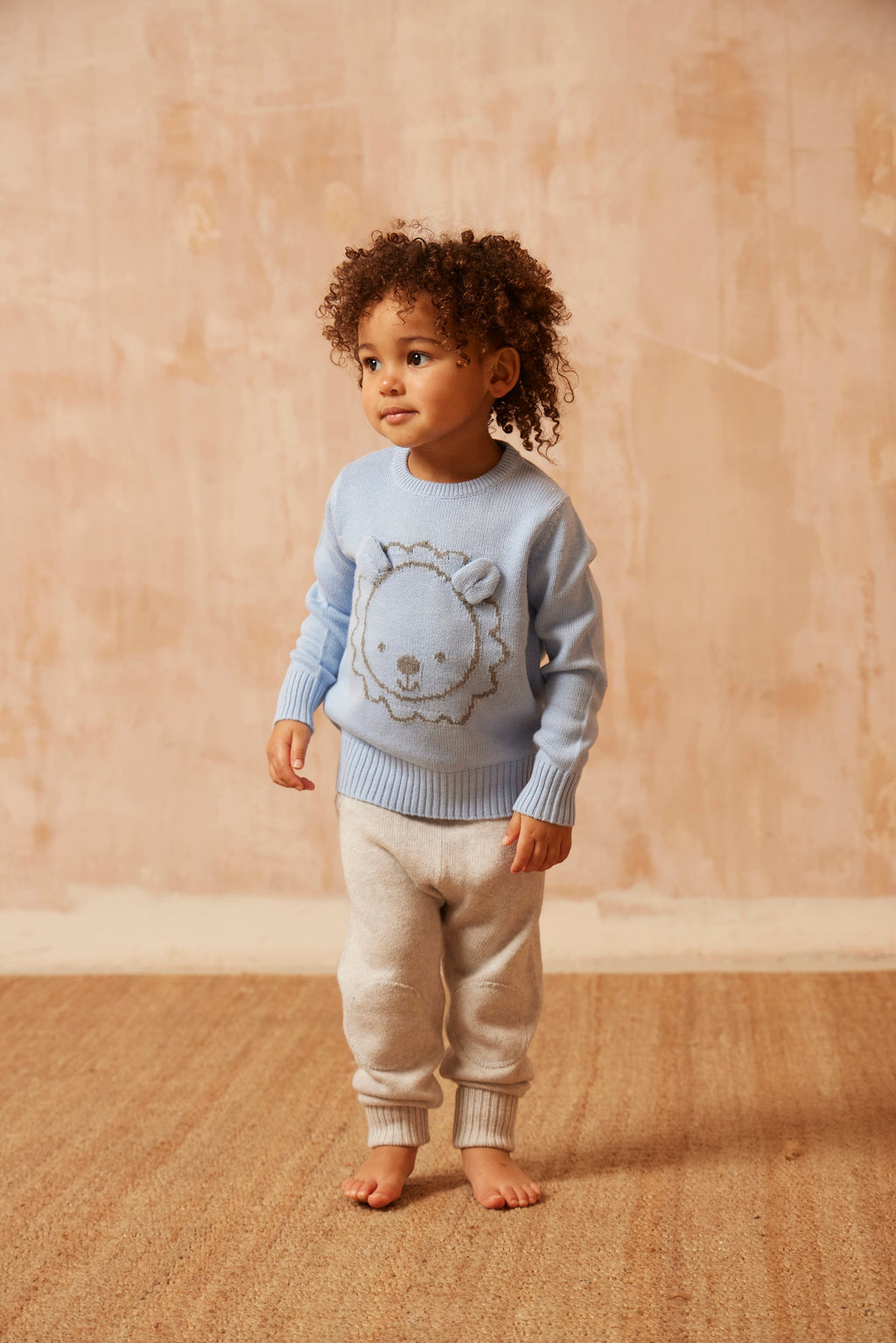 Baby Pants with Knee Pads | Grey