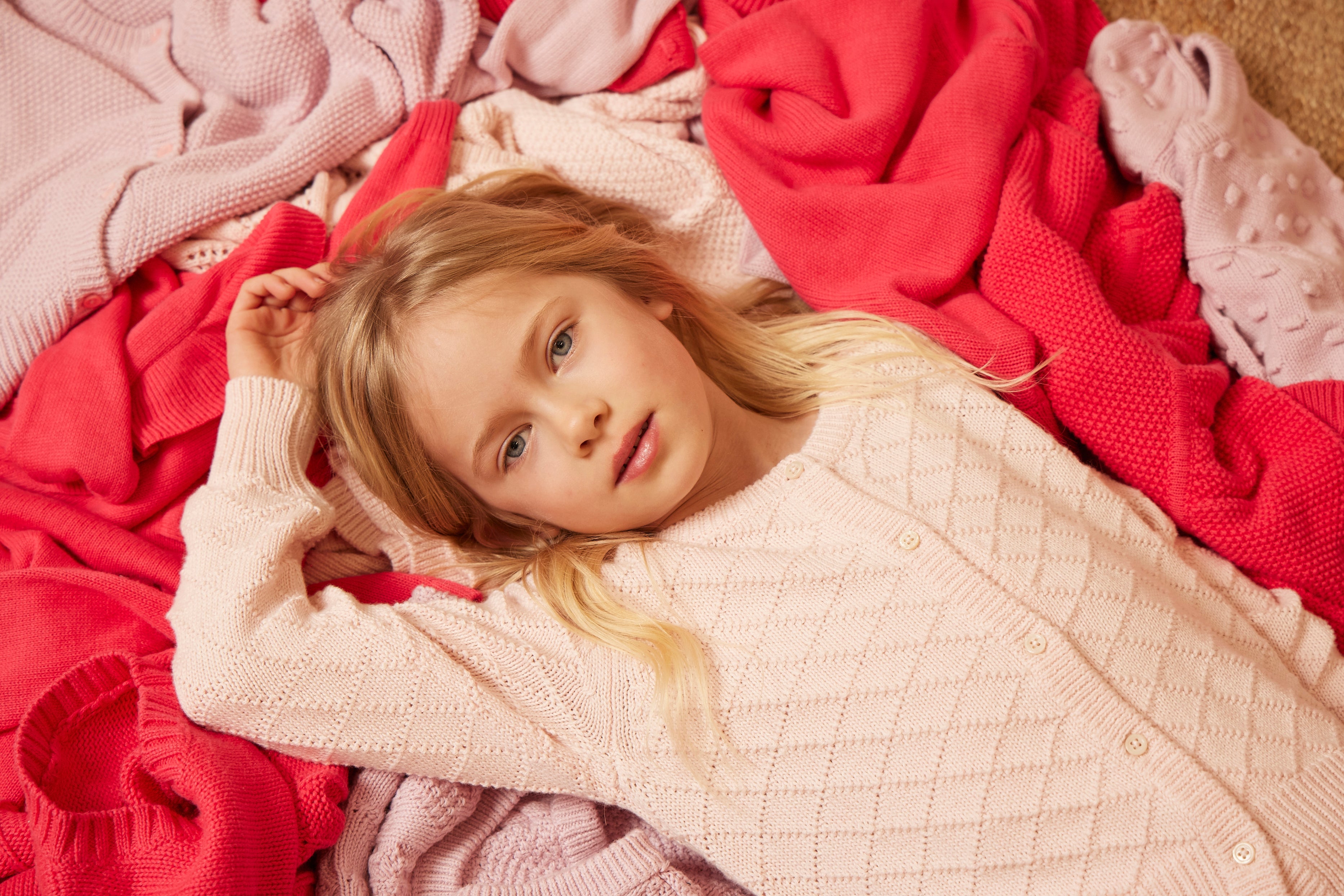 kids organic cotton cardigan