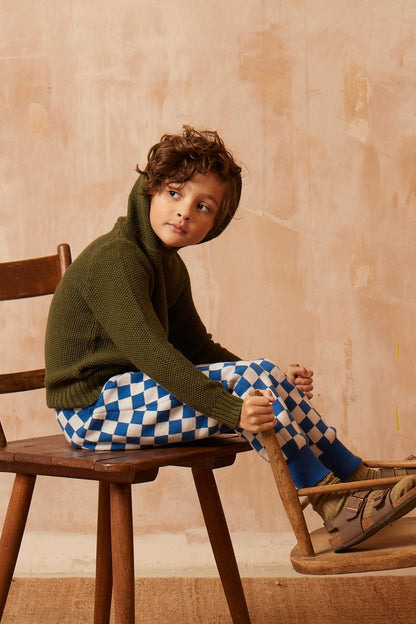 Moss Stitch Hoodie | Avocado by MIKA & MILO, organic cotton, vetted by KIDDYKIND