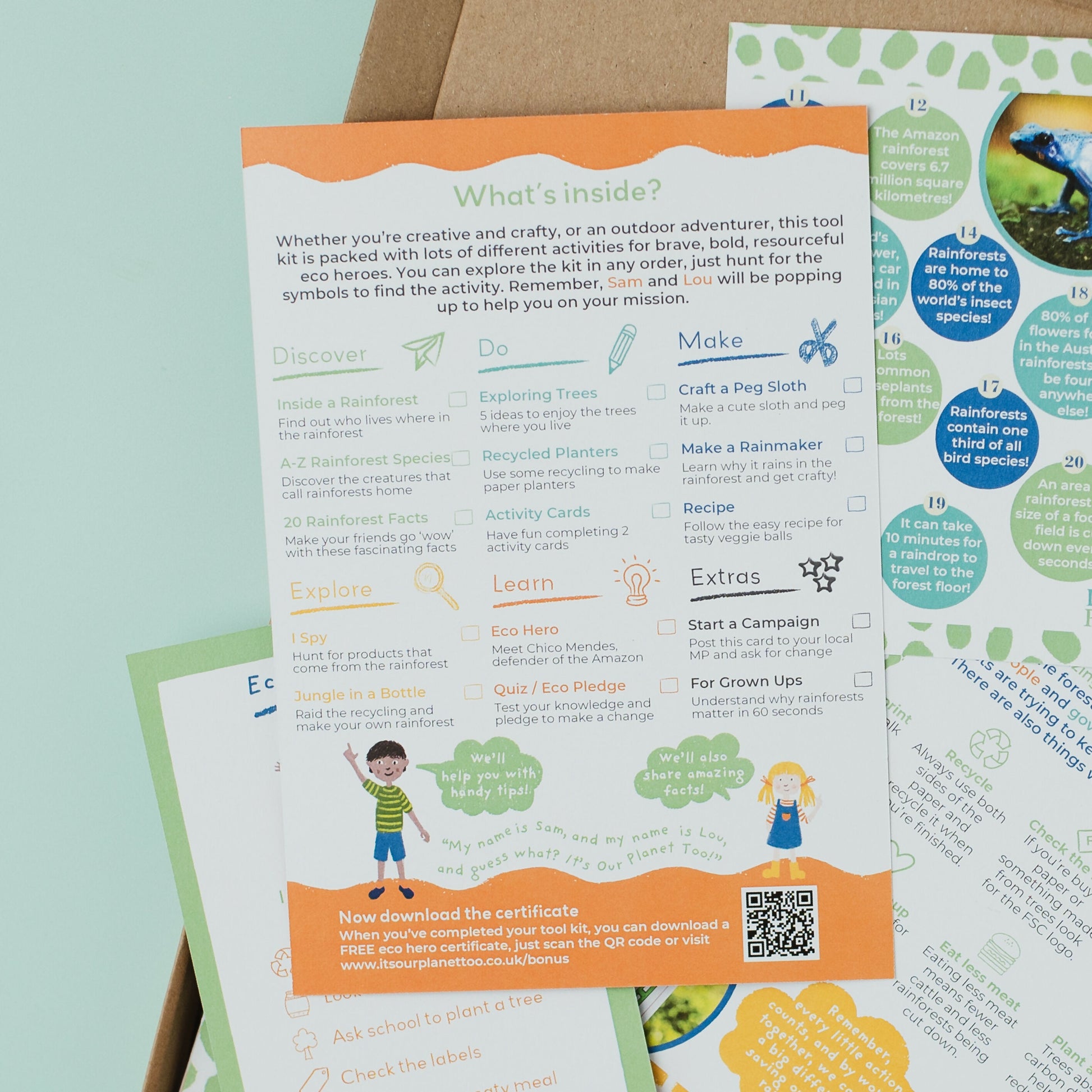 TOTALLY TROPICAL RAINFORESTS - Children’s eco activity kit (Age 5+) — Montessori wooden toy UK | KIDDYKIND
