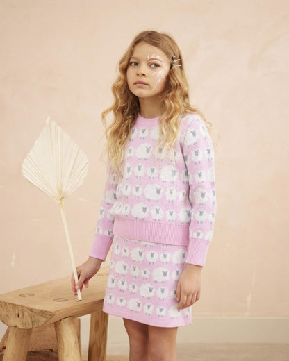 Little Bo Peep Skirt | Bubble Gum