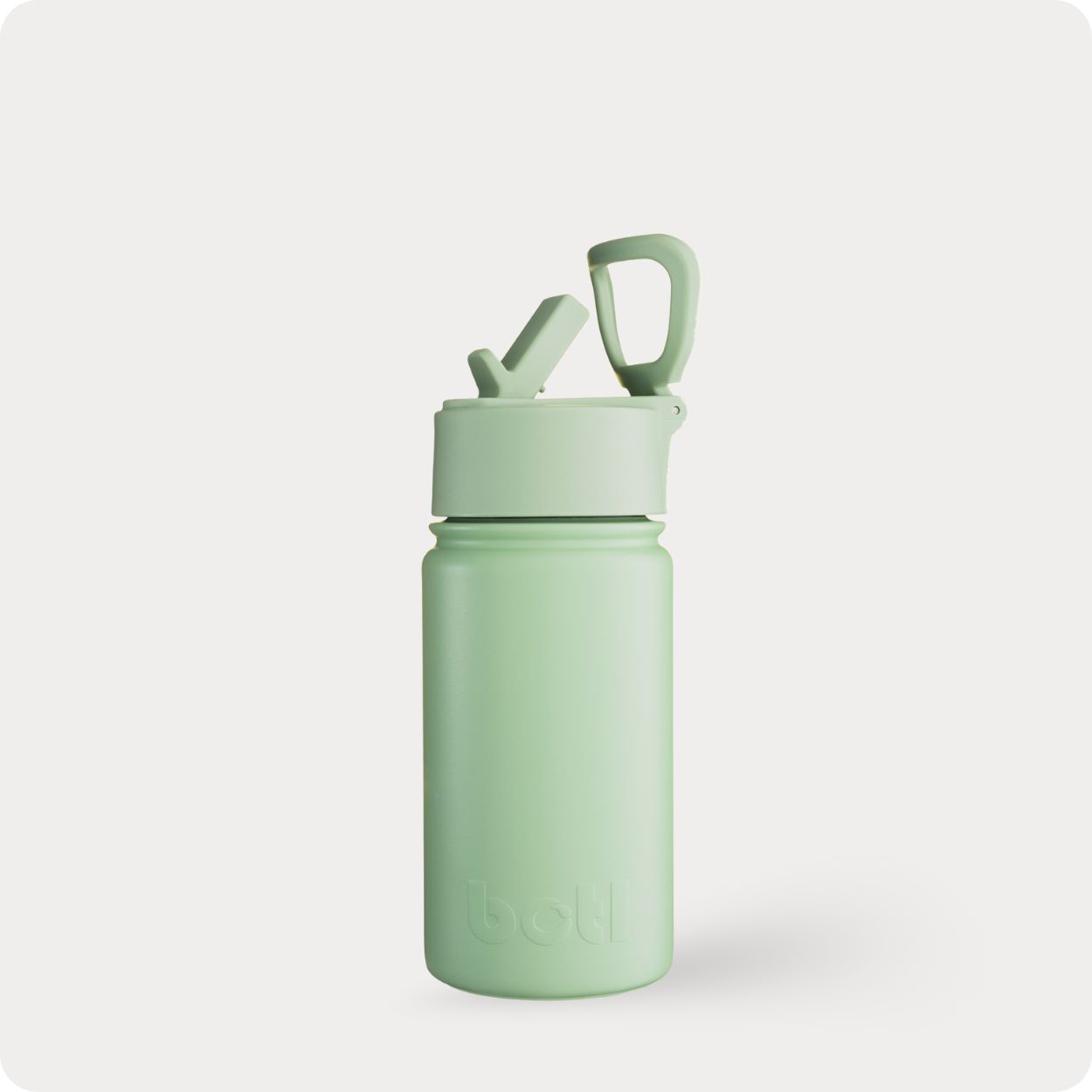 Sustainable kids bottle: 400ml Epic Green Flag stainless steel insulated bottle - botl | KIDDYKIND