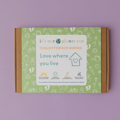 Sustainable Montessori toy: LOVE WHERE YOU LIVE - Children’s eco activity kit (Age 5+) | KIDDYKIND