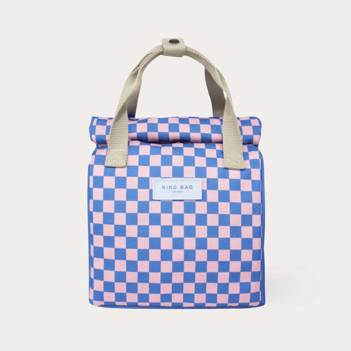 Sustainable kids bottle: Kind Bag Lunch Bag | Checkerboard | KIDDYKIND