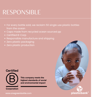 150ml Bunny Pink stainless steel baby to toddler adaptive bottle bpa free | BPA-free plastic-free kids bottle UK