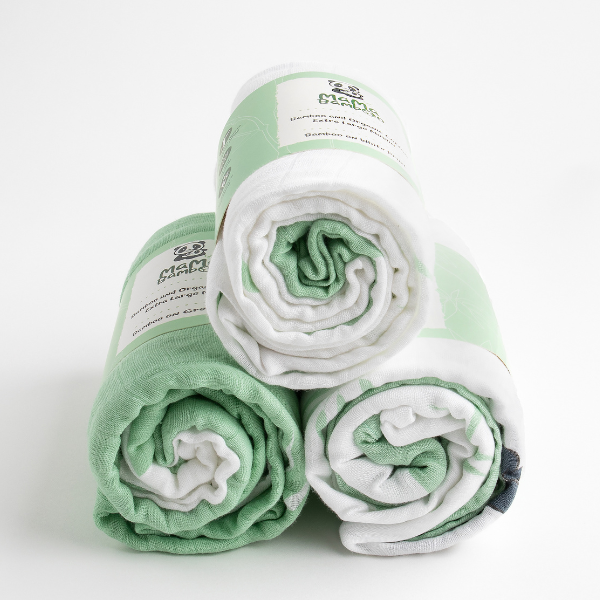 Natural baby skincare: Bamboo XL Luxury Muslin | KIDDYKIND