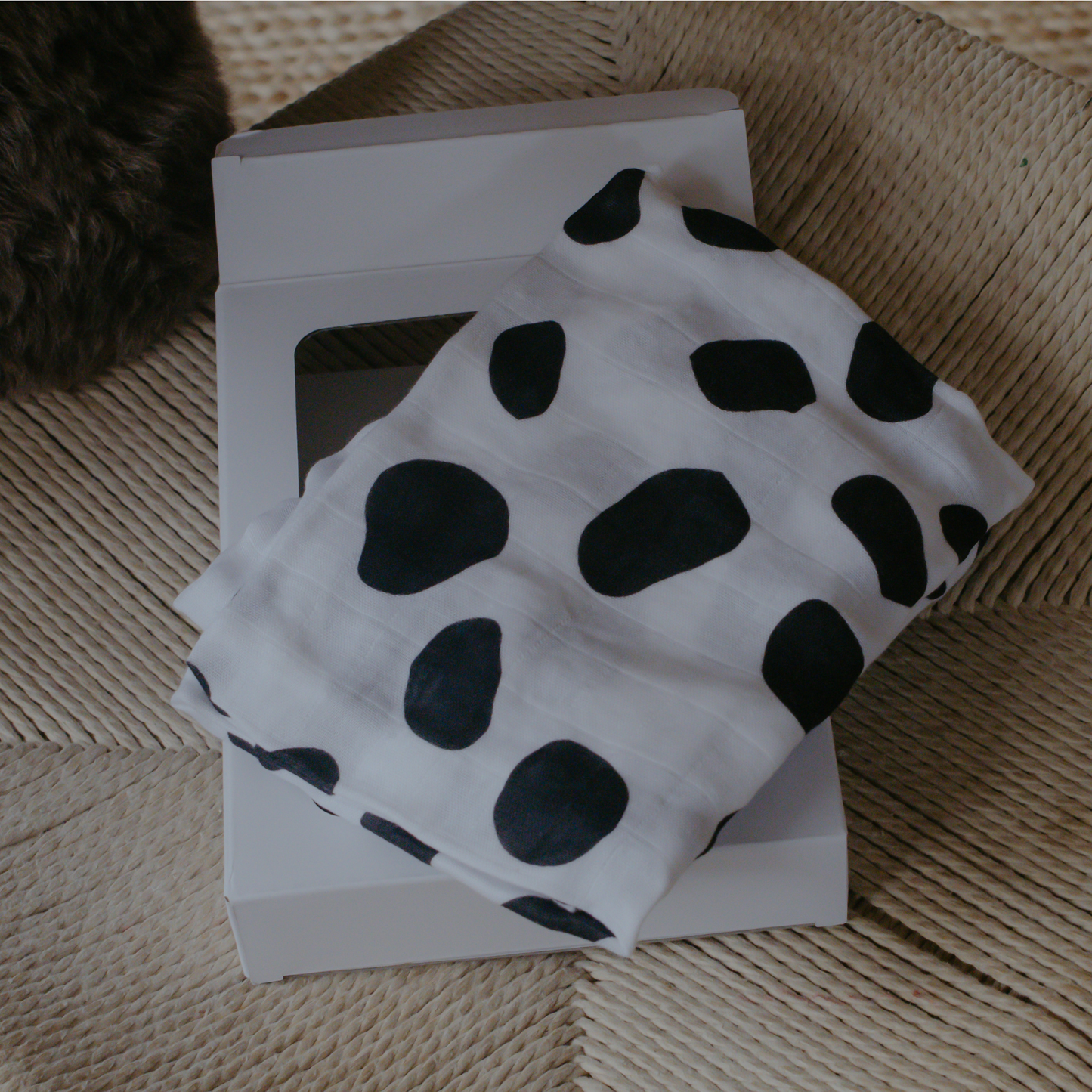 Spot Print Baby Muslins - Pack of Three (60x60cm)