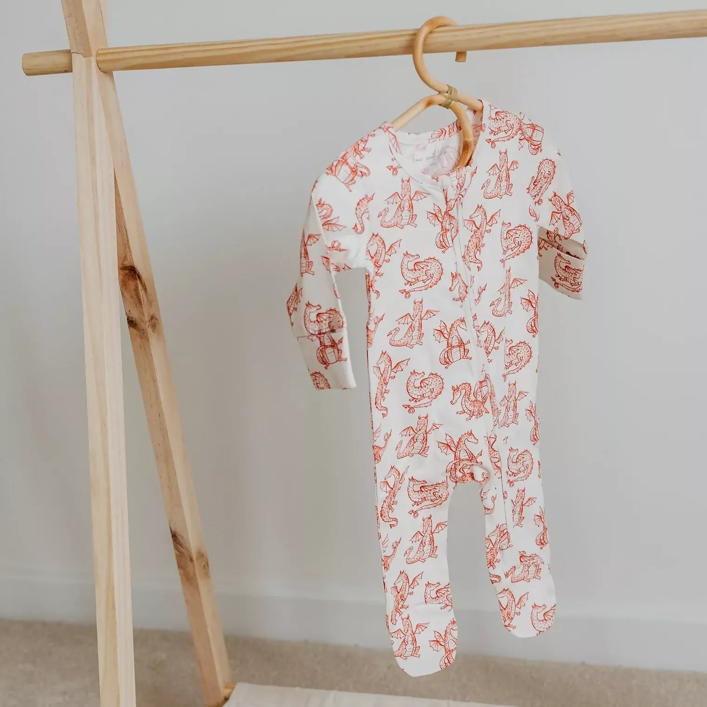 Natural organic cotton baby sleepsuit uk