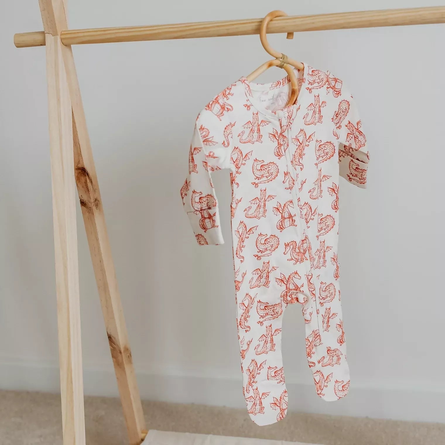 Natural organic cotton baby sleepsuit uk