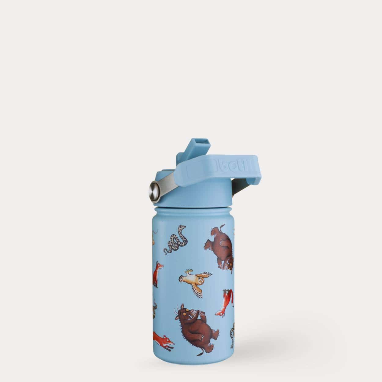 400ml Epic Gruffalo Stainless Steel Kids Drinks Bottle | Blue | BOTL | stainless steel plastic-free kids UK — KIDDYKIND
