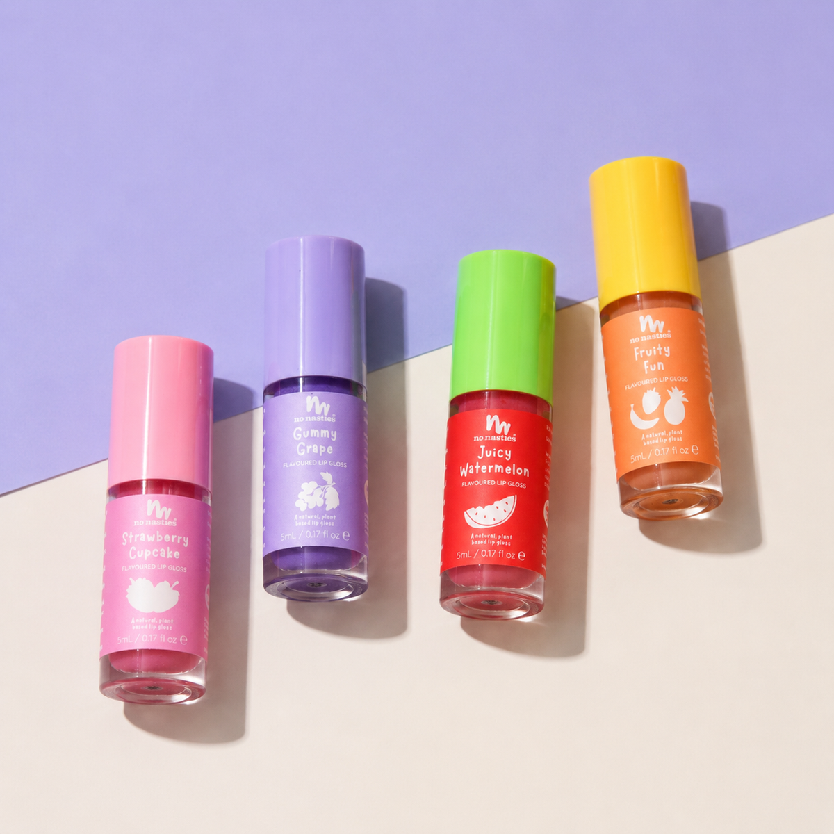 Kids Lip Gloss Gift Set – 4 Flavours
