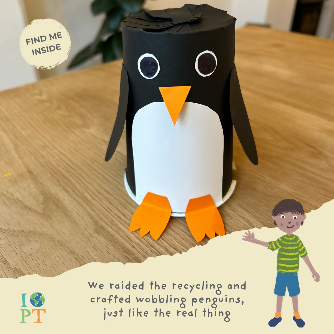 ADORABLE ADÉLIE PENGUINS - Children’s eco activity kit (Age 5+) | open-ended wooden toy for kids UK