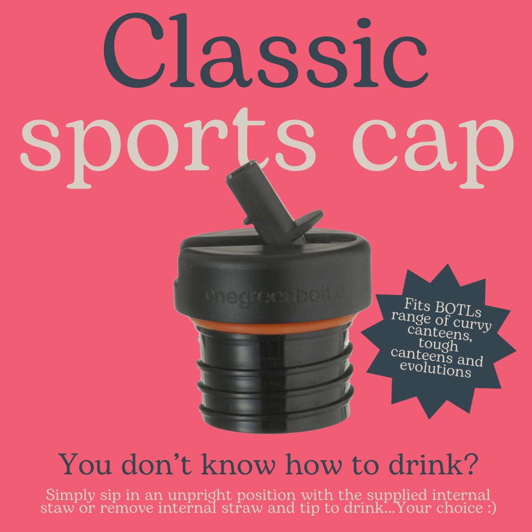 Evolution collection sports cap - Milk | stainless steel plastic-free kids UK — KIDDYKIND