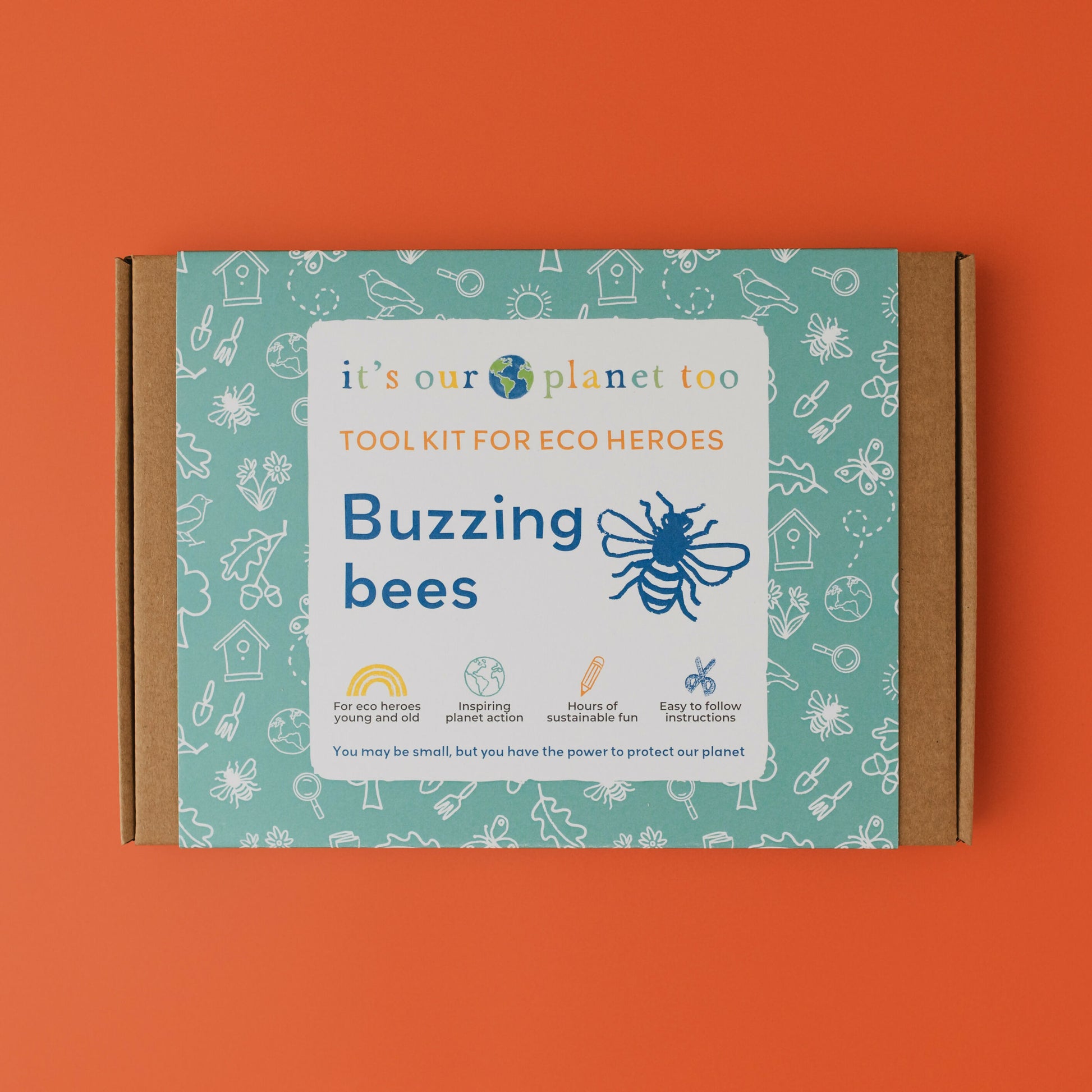 Sustainable Montessori toy: BUZZING BEES - Children’s eco activity kit (Age 5+) | KIDDYKIND