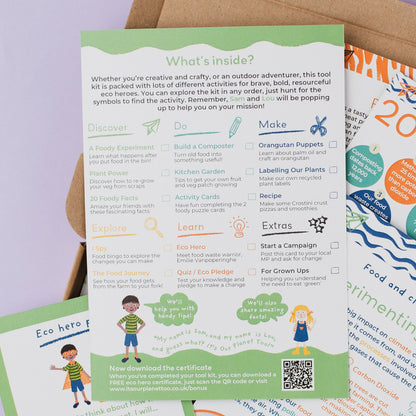 FOOD GLORIOUS FOOD - Children’s eco activity kit (Age 5+) — Montessori wooden toy UK | KIDDYKIND