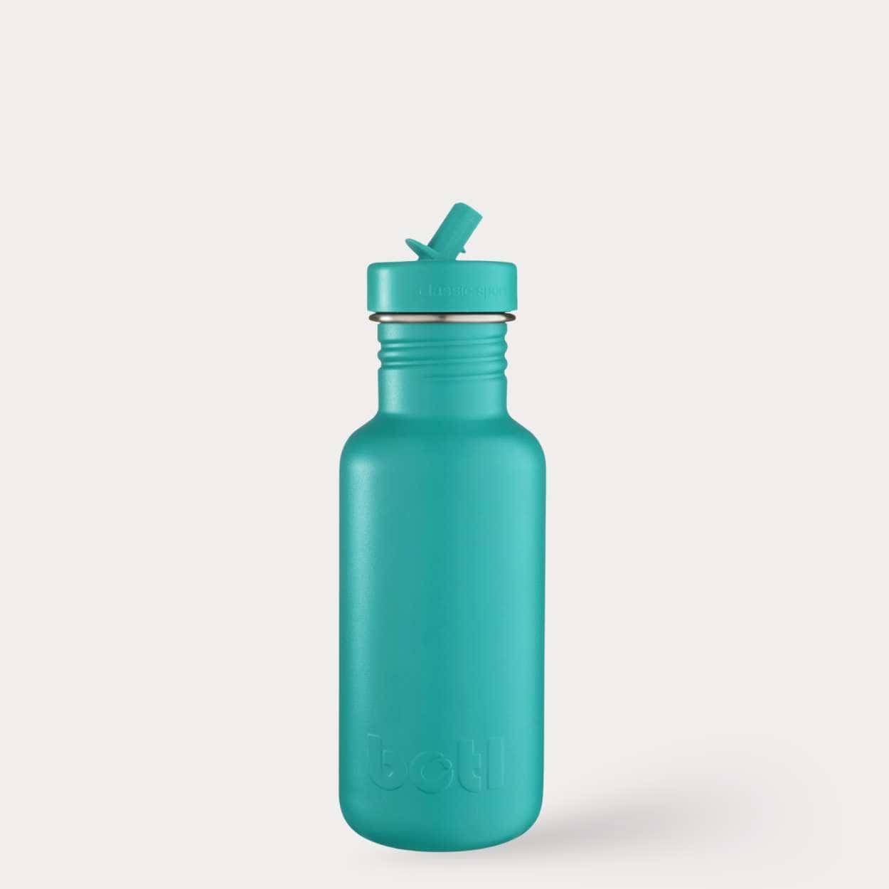 500ml Stainless Steel Lightweight Non Insulated Bottle | Zen Green | BOTL | stainless steel plastic-free kids UK — KIDDYKIND