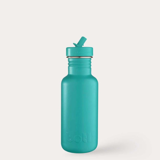 500ml Stainless Steel Lightweight Non Insulated Bottle | Zen Green | BOTL | stainless steel plastic-free kids UK — KIDDYKIND