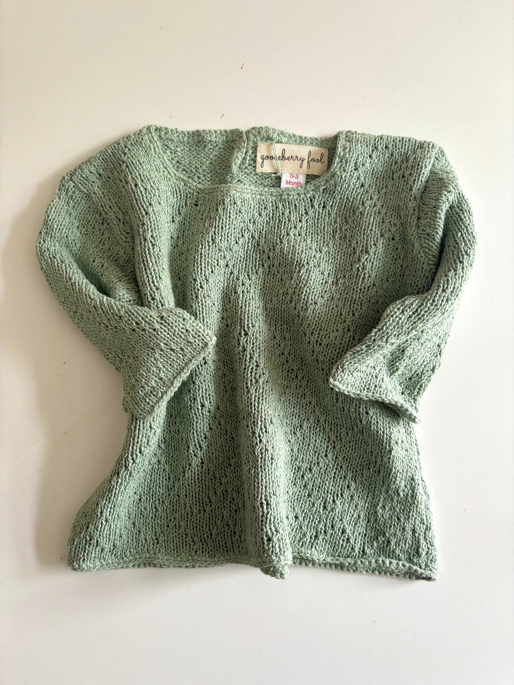 Diamond knit baby jumper