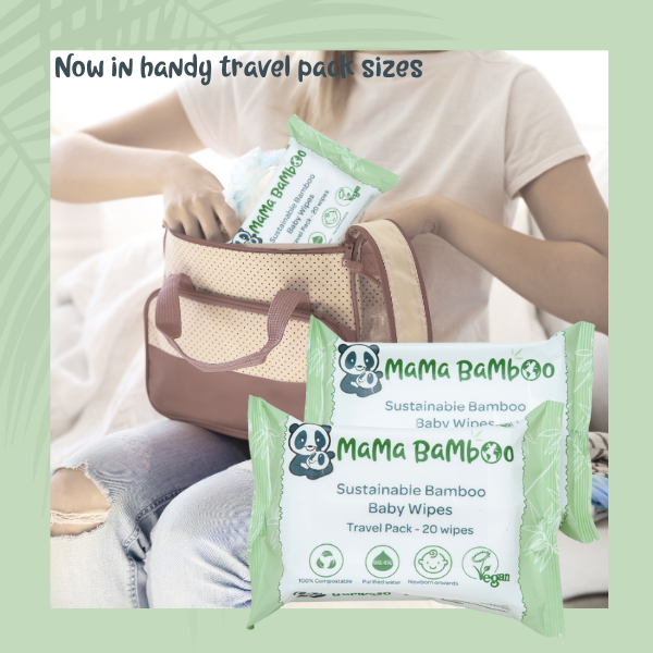 Bamboo Eco Travel Wipes