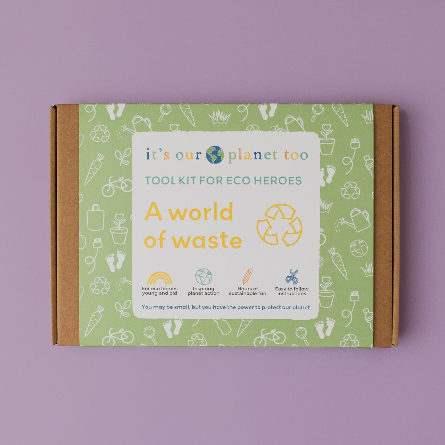 Sustainable Montessori toy: A WORLD OF WASTE - Children’s eco activity kit (Age 5+) | KIDDYKIND