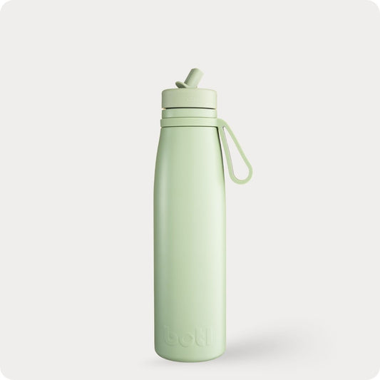 One Green Bottle 500ml Stainless Steel Insulated Bottle With Straw | Evolution V2 lifestyle - sustainable eco-friendly kids stainless steel water bottle UK | Kiddykind