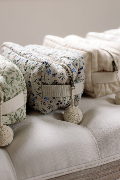 Quilted Washbag - Pears