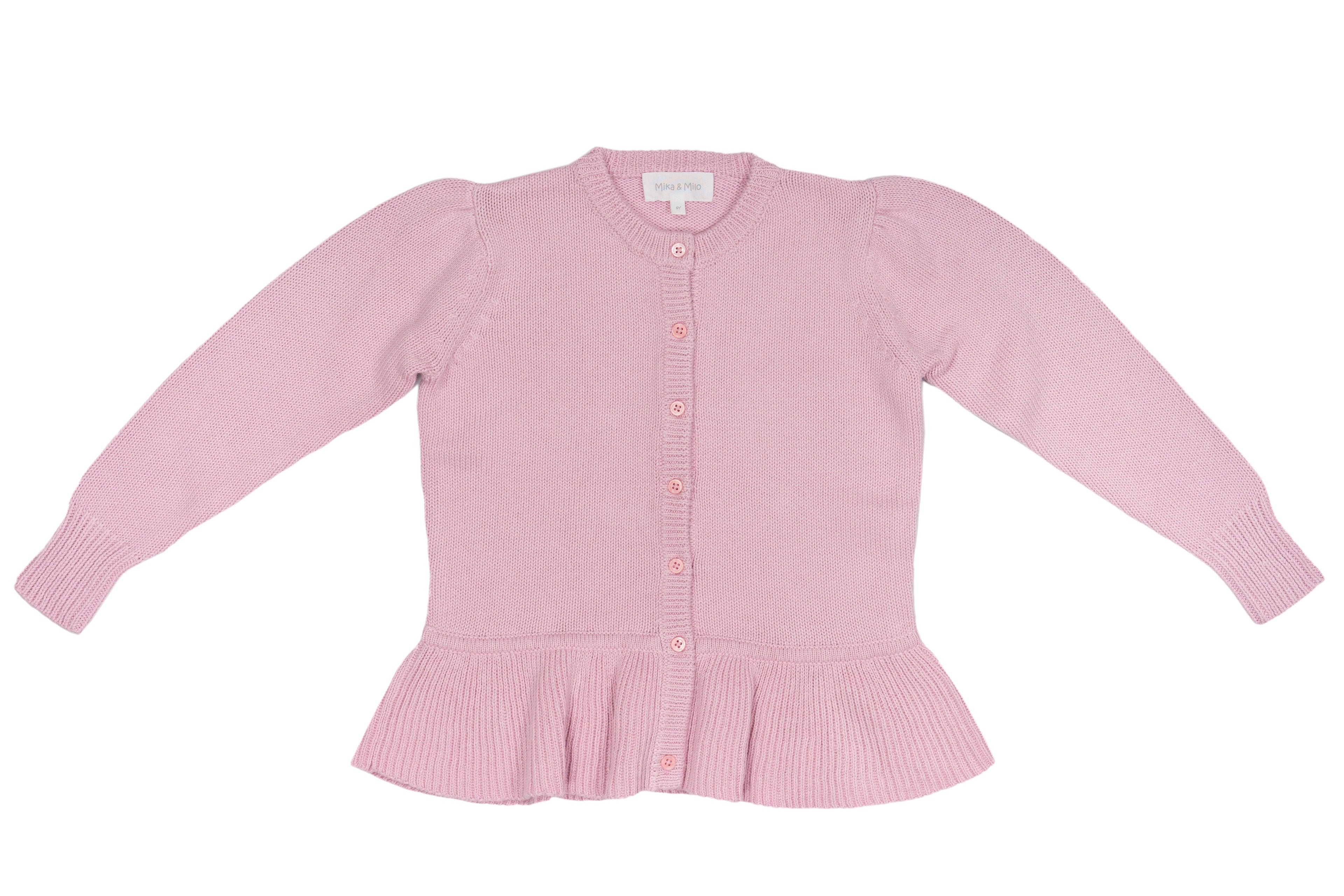 Ruffled Hem Jacket | Lilac