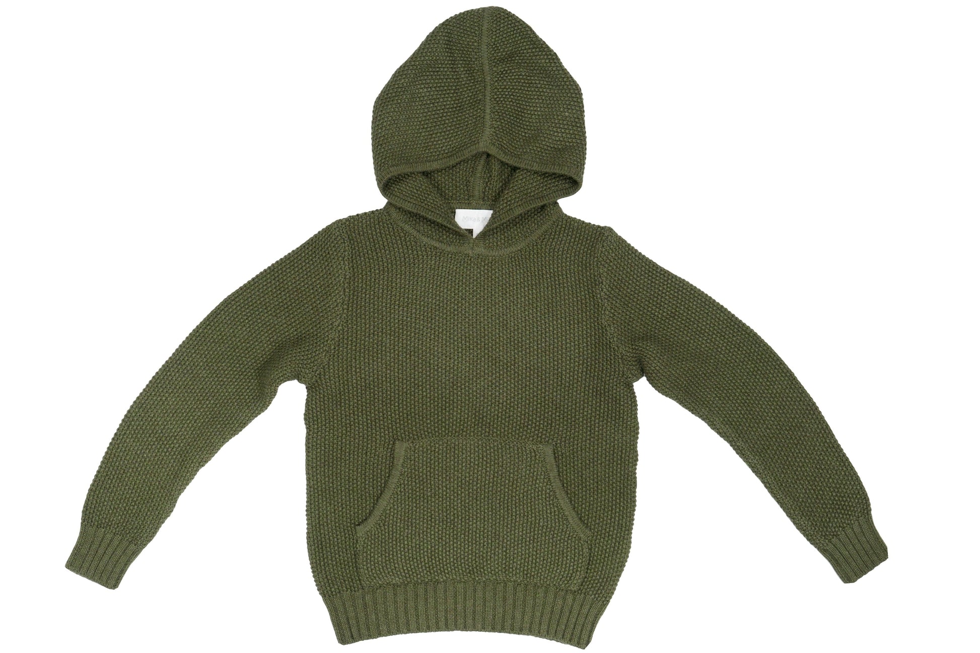 Moss Stitch Hoodie | Avocado by MIKA & MILO, organic cotton, vetted by KIDDYKIND