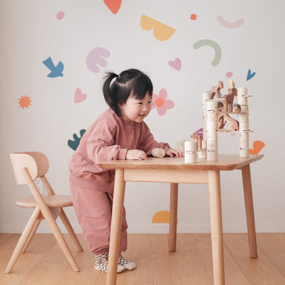 Curve Lab small wooden desk for kids