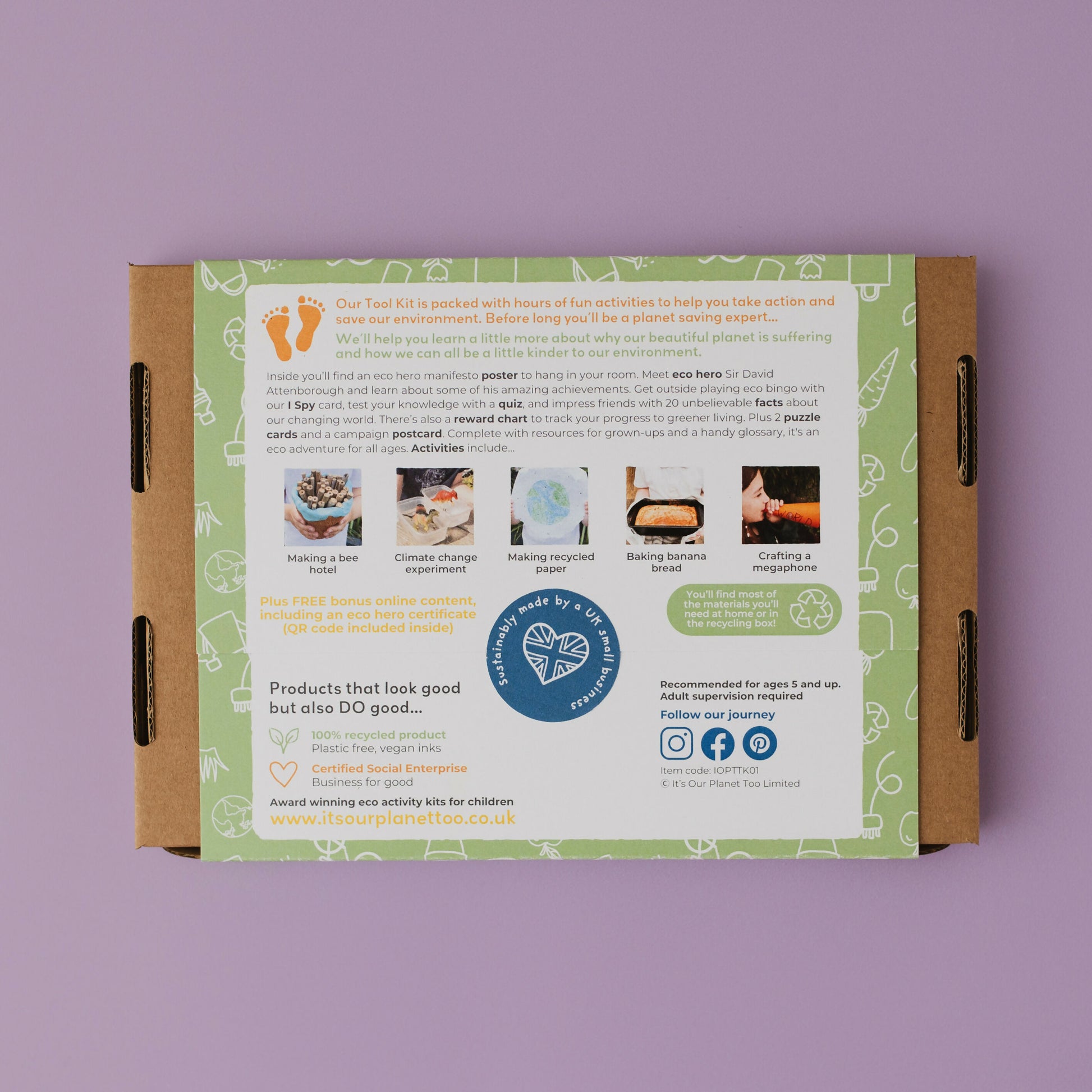 OUR WORLD IS CHANGING - Children’s eco activity kit (Age 5+) — Montessori wooden toy UK | KIDDYKIND