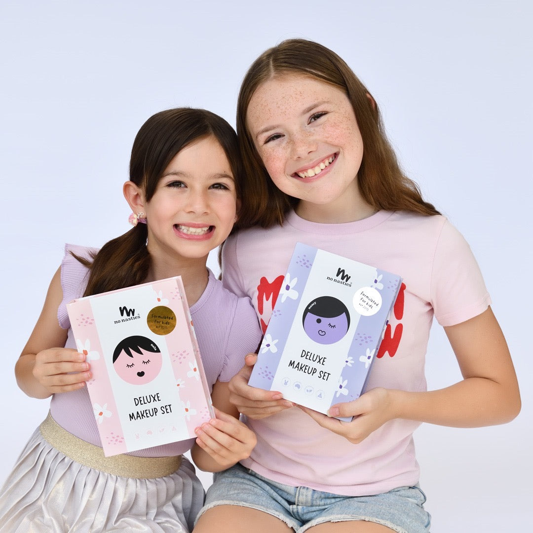 Nancy Purple Kids Play Makeup Palette & Lip Gloss Set