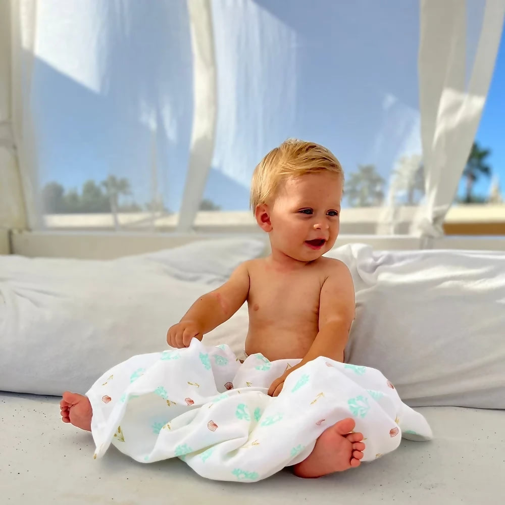 Organic Cotton Muslin Blanket