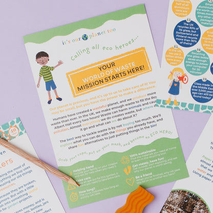 Sustainable Montessori toy: A WORLD OF WASTE - Children’s eco activity kit (Age 5+) | KIDDYKIND
