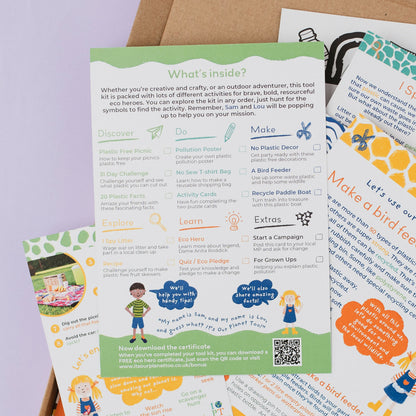Sustainable Montessori toy: PLASTIC ISN'T FANTASTIC - Children’s eco activity kit (Age 5+) | KIDDYKIND