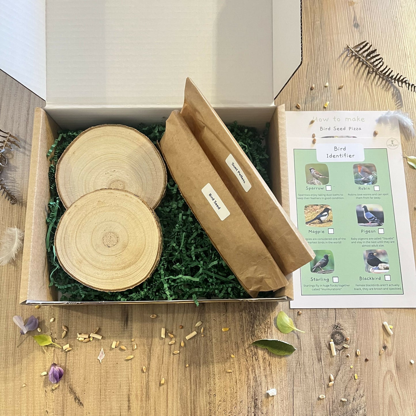 Make A Bird Seed Pizza Kit