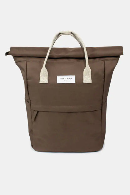 Kind Bag Hackney Backpack - Medium - Cocoa | stainless steel plastic-free kids UK — KIDDYKIND