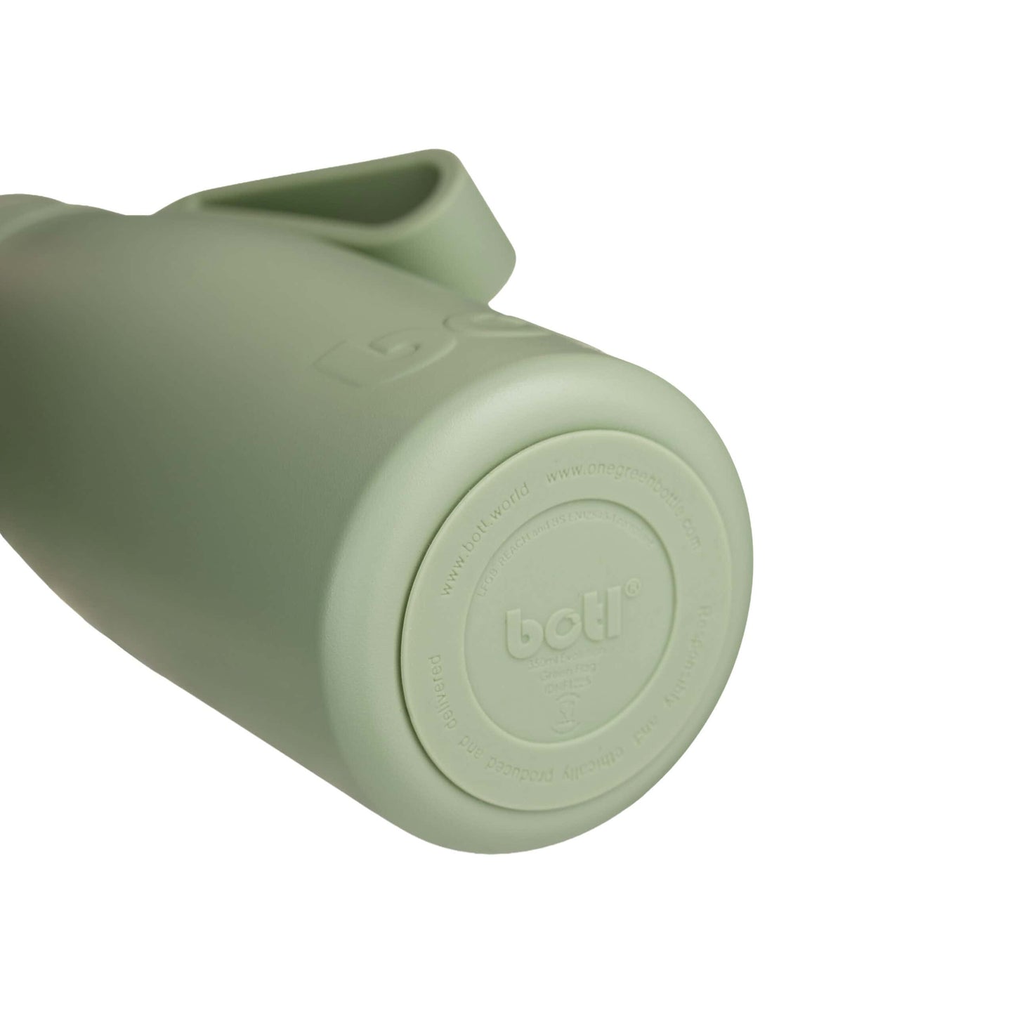 Sustainable kids bottle: 350ml Stainless Steel Insulated Bottle With Straw | Green Flag | BOTL | KIDDYKIND