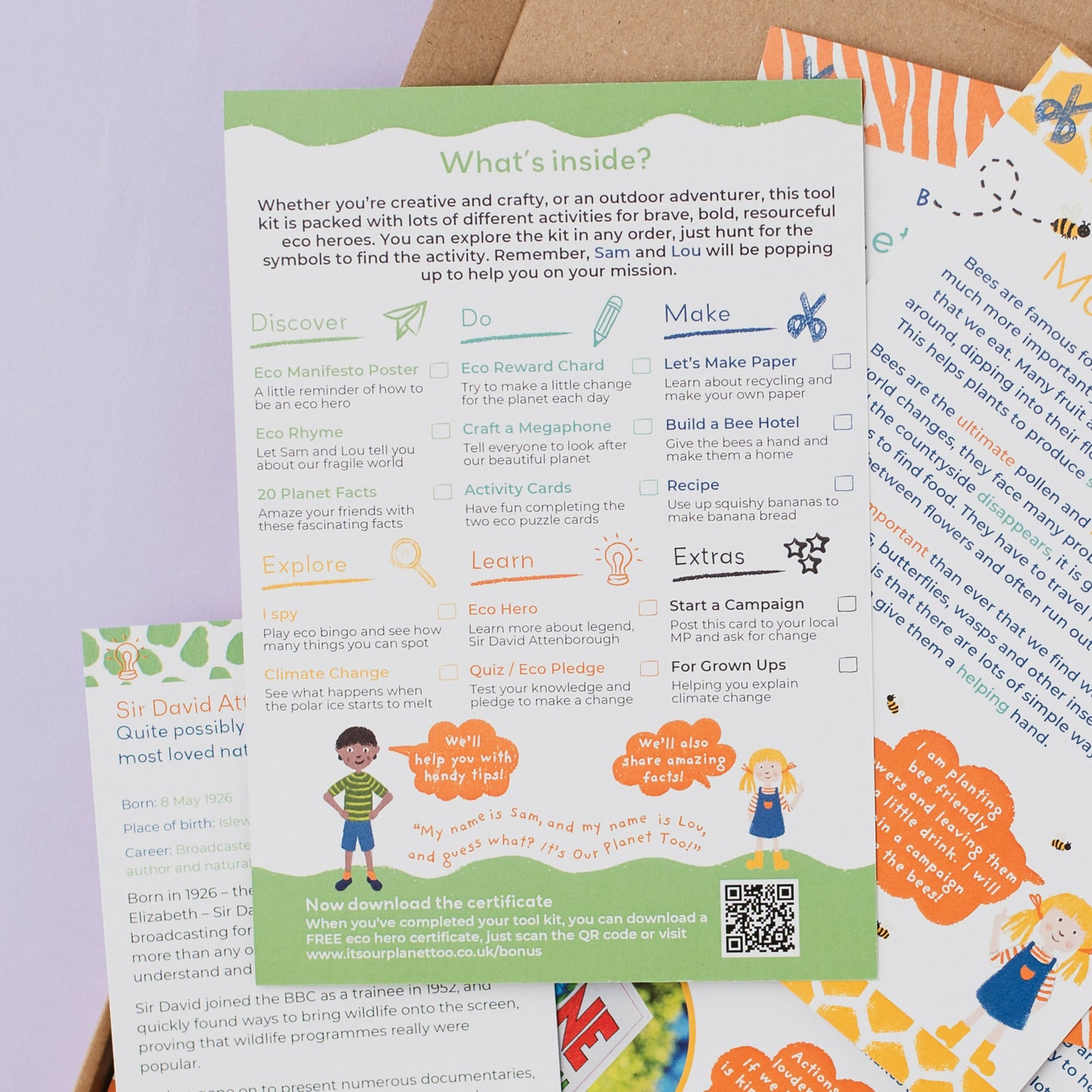 OUR WORLD IS CHANGING - Children’s eco activity kit (Age 5+) — Montessori wooden toy UK | KIDDYKIND