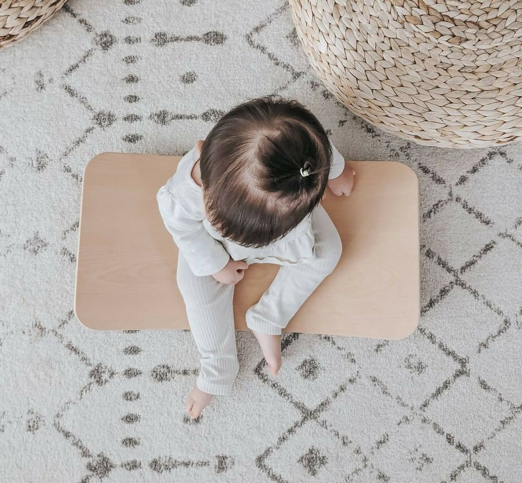 Wooden Balance Board - Little Arc | natural wooden toy for toddlers UK