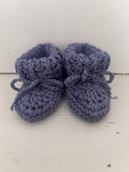 Organic cotton baby booties
