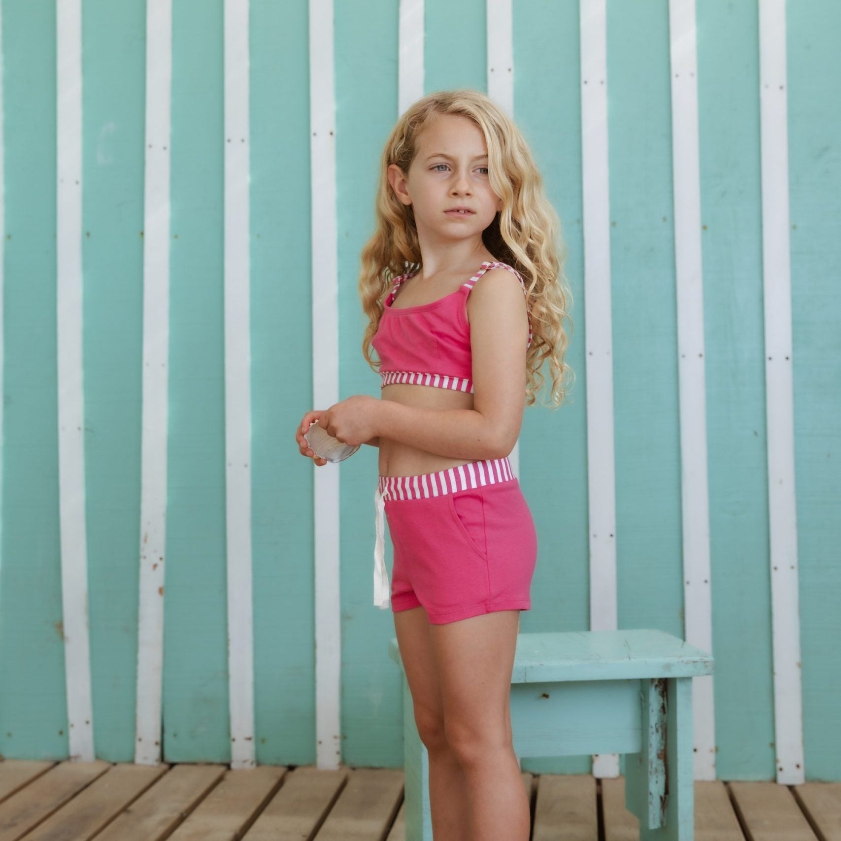 Tween Bikini - Neon Pink by Pure Earth Collection, vetted by KIDDYKIND